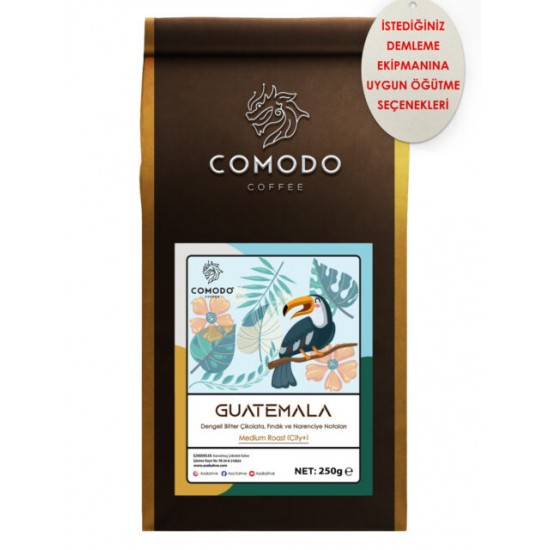 Comodo Coffee Guatemala Single Origin Çekirdek Kahve 250 gr