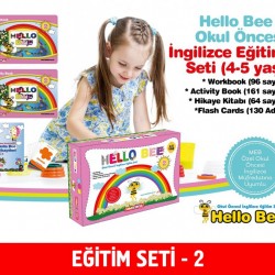 Hello Bee 2 Okul Öncesi İngilizce Eğitim Seti ( 4-5 Yaş )
