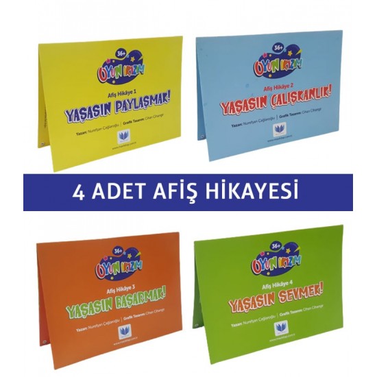 Mavi Kitap İlk Öğretmenim Annem ile Oyun İkizim (16'lı Eğitim Seti) 4-5-6 Yaş 