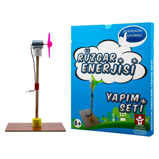 5-12 Yaş Rüzgar Enerjisi Yapımı Stem Atölye Kiti